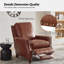Fauteuil inclinable en cuir véritable l 32 po Andrena-2028051123