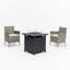 Newport Garden Set With Fire Pit Table