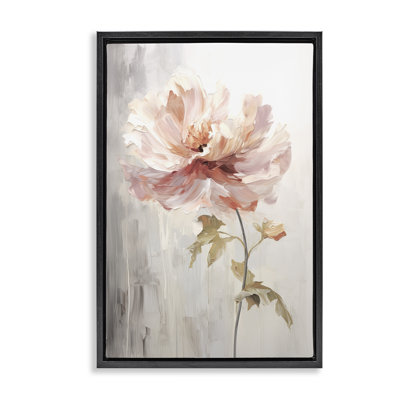 «Blush Flower Sprout», toile flottante encadrée par Raymond Powers