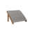 Driftwood Gray Top/Antique Mahogany Base
