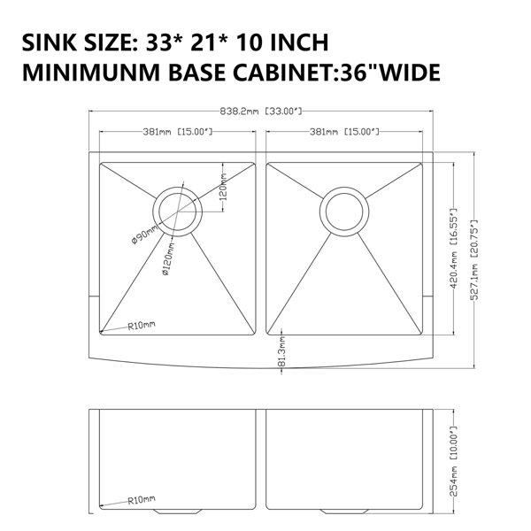 Dimensions du produit