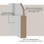 Interior Prehung Door Slab 5 Panel Shaker Door Slab Solid Core White Primed Pantry Door With Quick Assemble Jamb / Door Seal Strip-98374522-98374524
