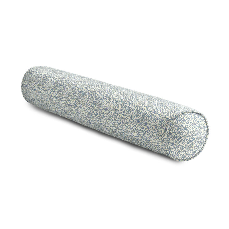 Linen Bolster Pillow Cover & Insert, 8" x 24", Dune