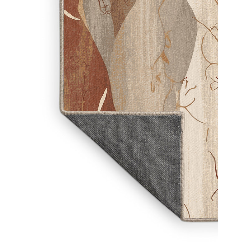 Luminous Drift Rug, Round 4'