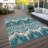 Neysa Washable Ikat Indoor / Outdoor Rug-1137156611