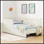 Lit plateforme simple tapissier