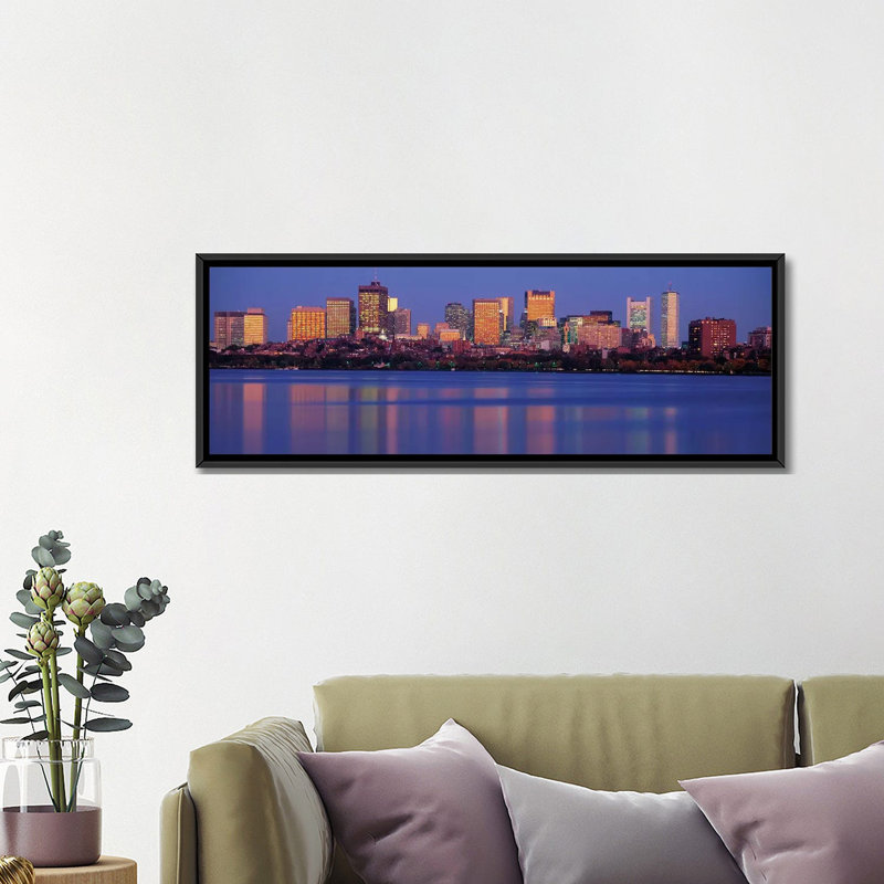 «Downtown Skyline», Boston, Suffolk County, Massachusetts, États-Unis par Panoramic Images - Print, Toile tendue