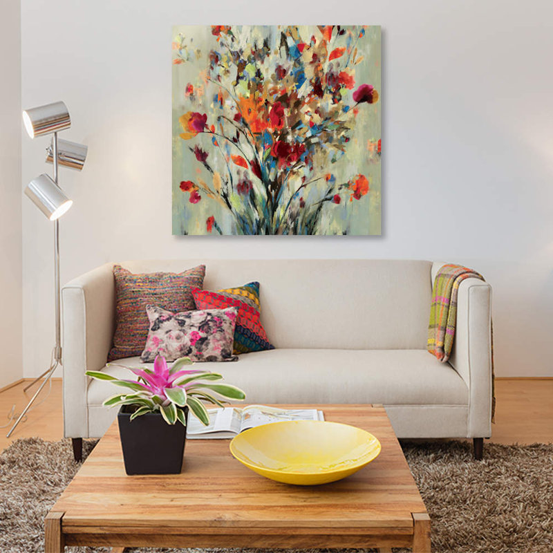 « euphoria », reproduction sur toile, H 12 po x l 12 po x P 0,75 po, Toile tendue, Pas de tapis
