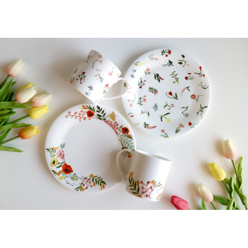 Language Of Flowers Bone China