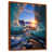 Brown Floater Framed Canvas selected
