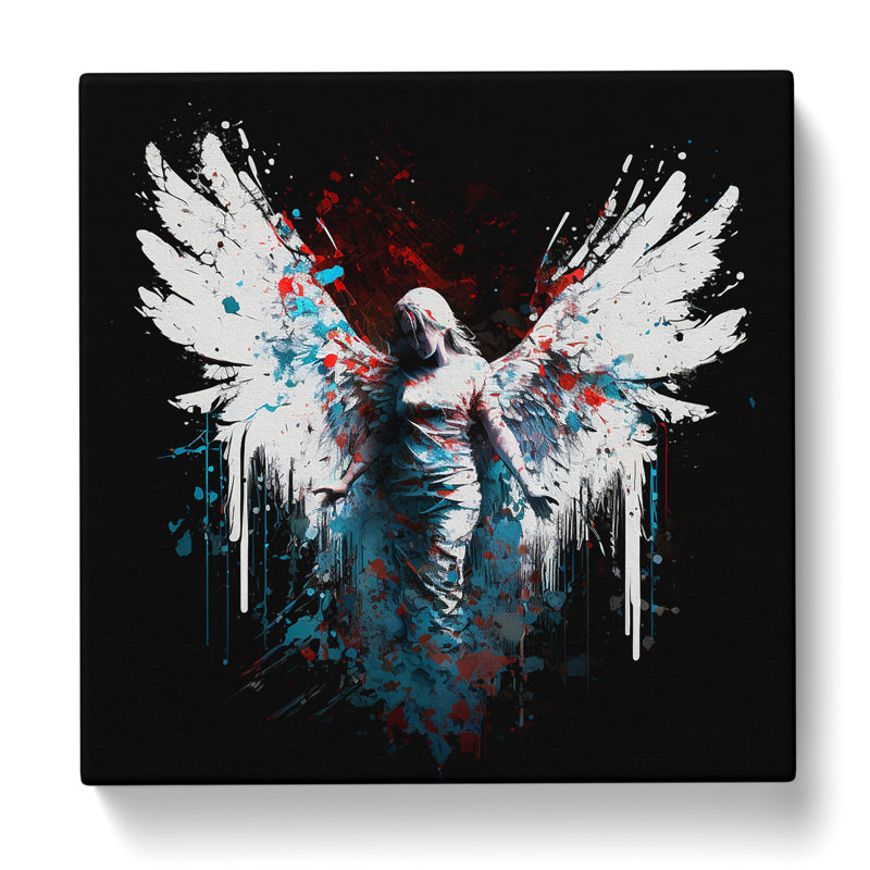 Angel Splatter - No Frame Print, 50cm H x 50cm W x 3cm D
