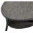 Contemporary Oval Shelf Coffee Table, Gray