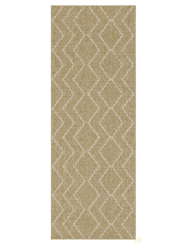Earth GC_NTL1011 Jute/ 5 Ft. 3 In. X 7 Ft. 3 In. Indoor/Outdoor Area Rug, Rectangle 5'3" x 7'3"