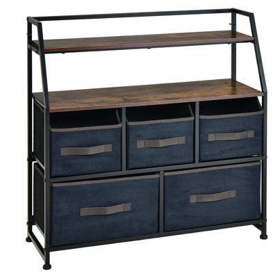 Anaberta 5 Drawer Storage Drawer