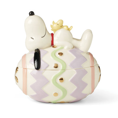 Snoopy Easter Peanuts Easter Snoopy Covered Candy Dish