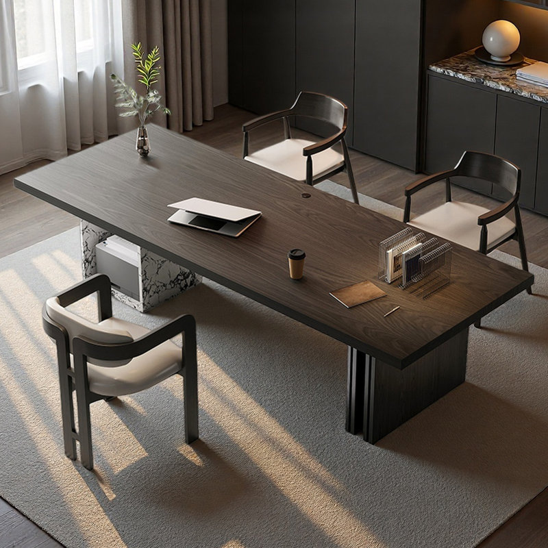 Hashlamoun Desk, 29.53" H x 86.61" W x 31.50" D