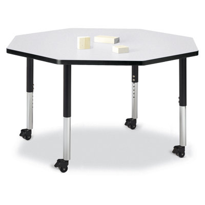 Berries® Octagon Activity Table - 48" X 48", Mobile