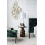 Lampe de table en métal 11 x 11 x 30,2 po