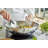 Demeyere Industry 5-Ply 5-qt, 12-inch, Stainless Steel Flat Bottom Wok
