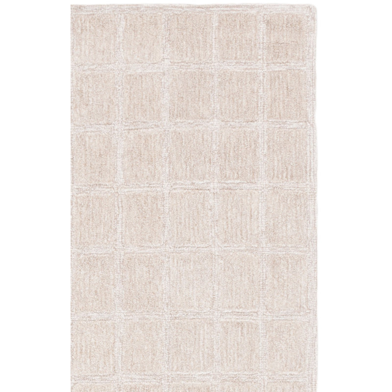 Genre Hand Woven Wool;Cotton Solid Color Rug, Runner 2'3" x 8'