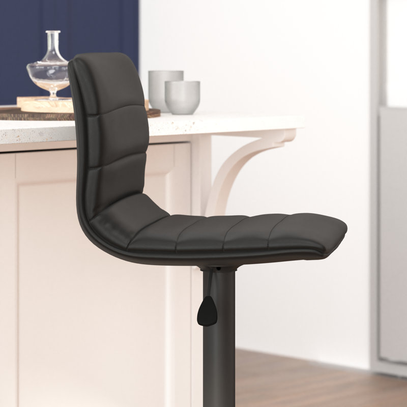 Tabouret de bar Ylani, Noir