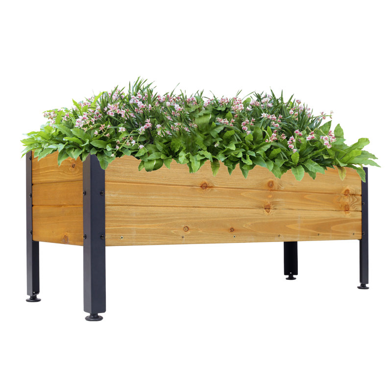 Diontae Wood Elevated Planter