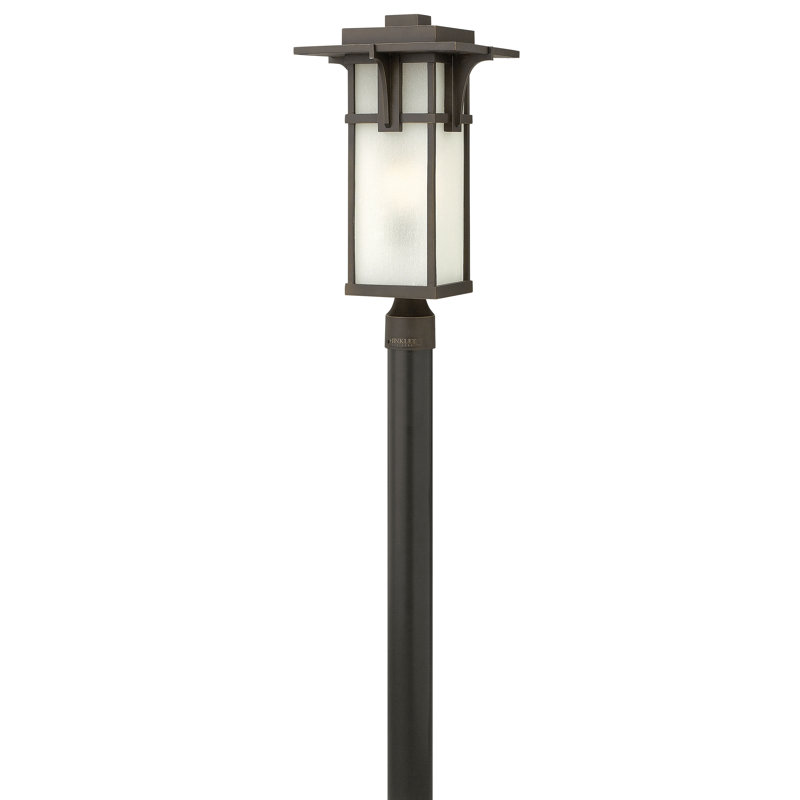 Manhattan Oil Rubbed Bronze Outdoor 1-Light 21.5" H Lantern Head, 100W Max Medium