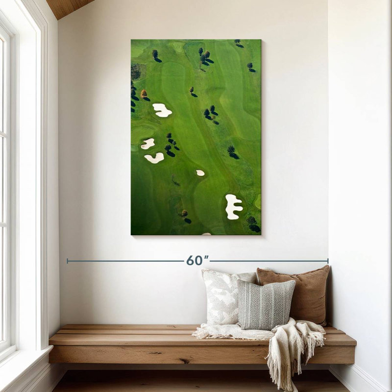 Sireci Golf Course From Above, 45" H x 30" W