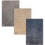 Tapis bleu et gris en laine touffeté à la main Knightsville-21615338