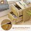 Ensemble de 2 tables de chevet Mid-Century-381720877-376898462