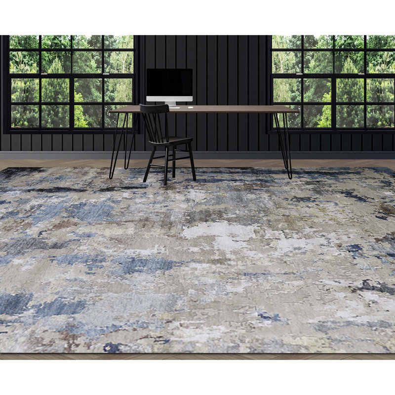 Abstract Area Rug, Rectangle 12' x 15'