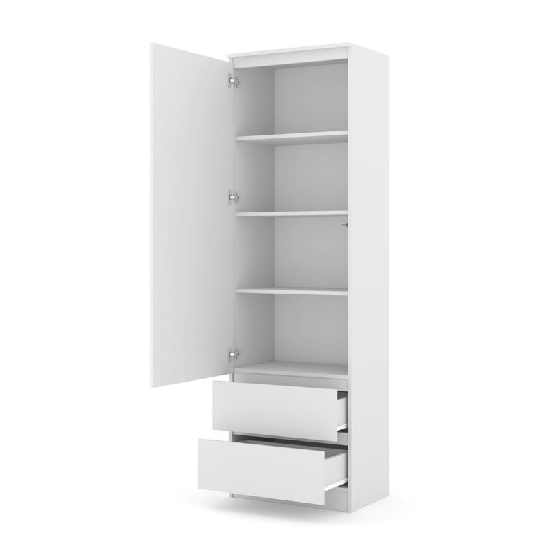 Bhatari Manufactured Wood Wardrobe, White