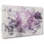 Purple Sky Behind The Winter Trees - Wrapped Canvas-56656560