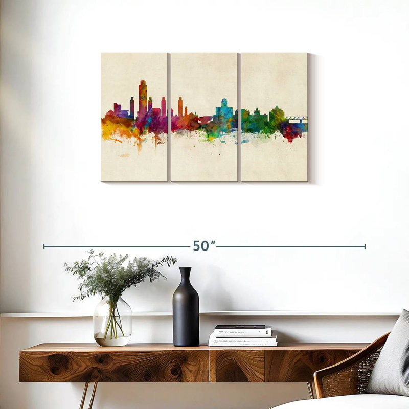 Nicci Albany New York Skyline I, 20" H x 33" W