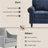 Upholstered Accent Chair Modern Rolled Armchair-1301630352