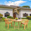 Outdoor 3 - Piece Teak Dining Set