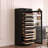Intelligent Temperature-Controlled Multi-Tiered Black Grape Wine Cabinet