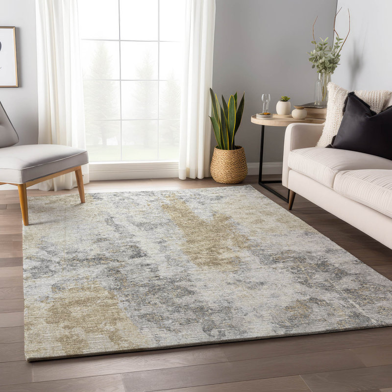 Premium Machine Washable Driessen AMF68 Moody Rug, Rectangle 8' x 10'