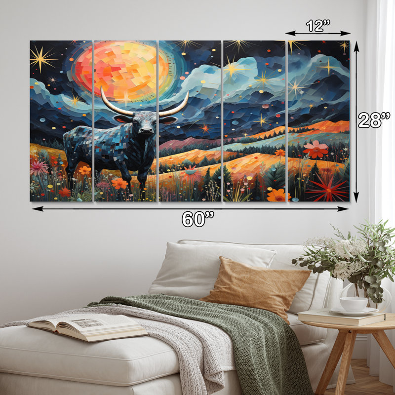 Rustic Animals Wall Decor on Metal