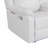 White Reclining Sofa featuring LED Lights
