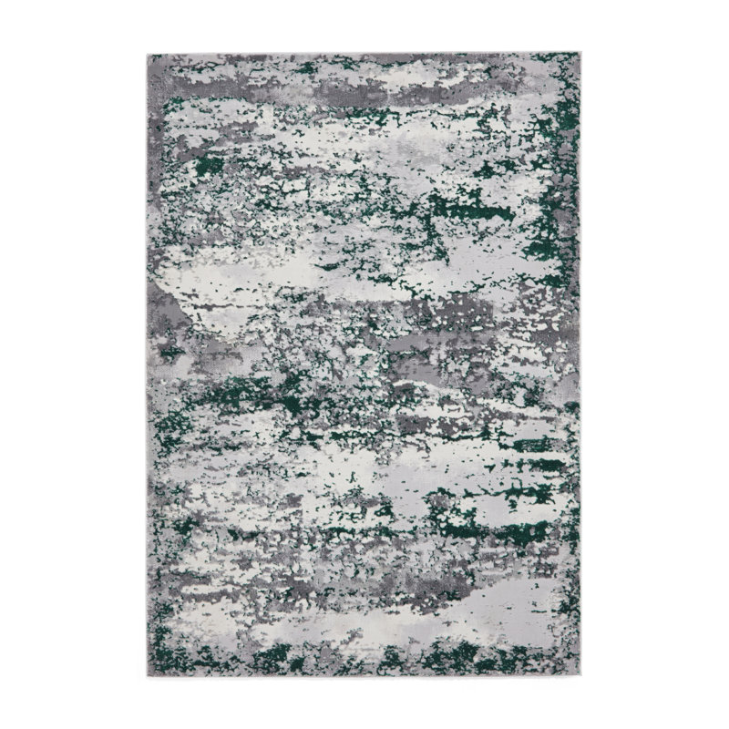 Artemis Artemis area rug Machine Woven Rectangle Green, Rectangle 80 x 150cm