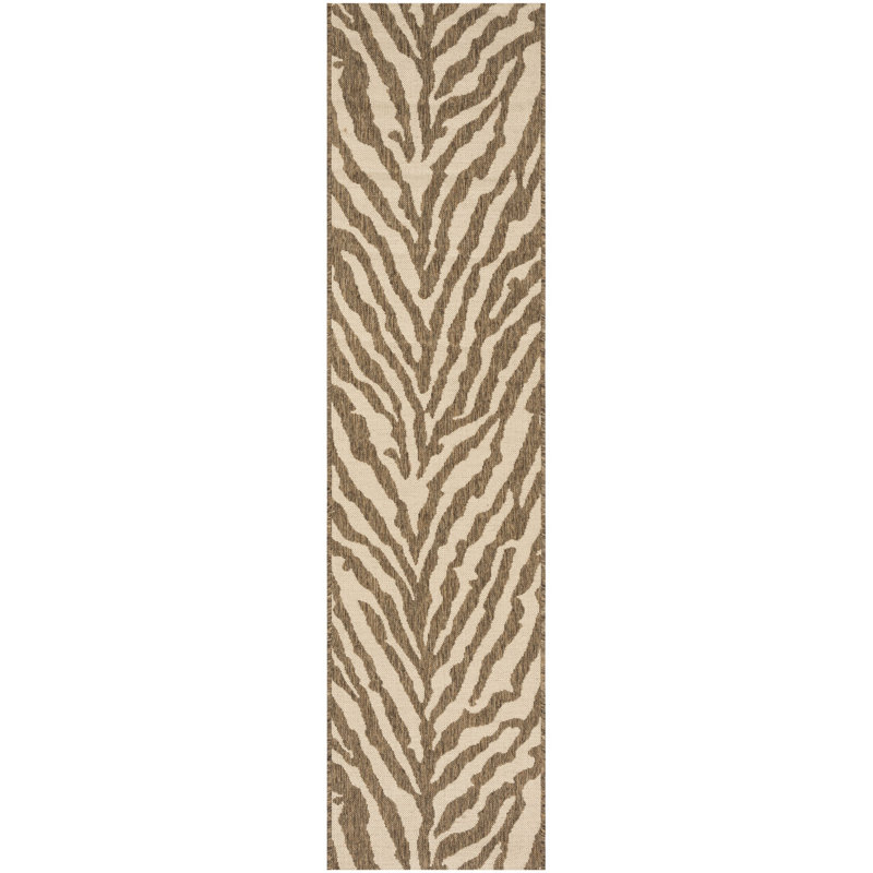 Carovella Performance Animal Print Indoor/Outdoor Area Rug, Runner 2'2" x 10'