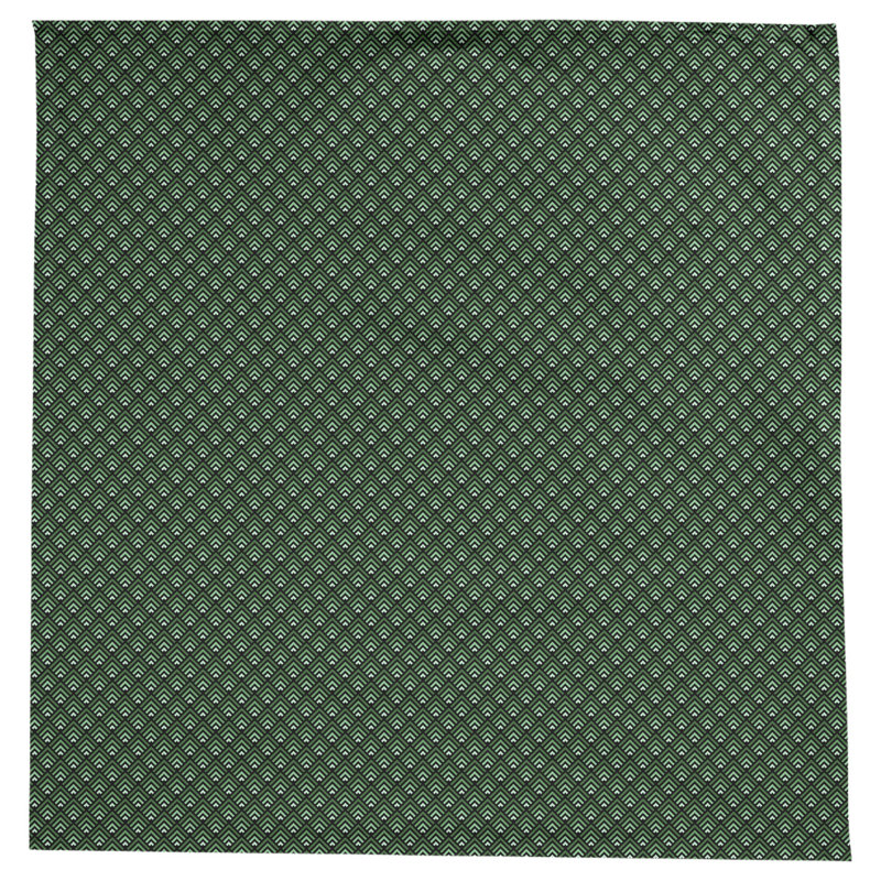 Nappe géométrique Avicia, Vert foncé