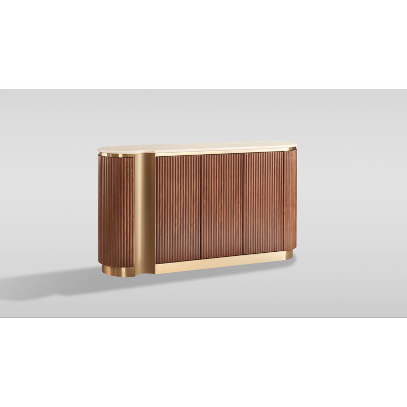 Valente Walnut Sideboard, Walnut