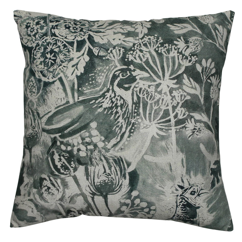  Throw Square Pillow Insert, Forest Green
