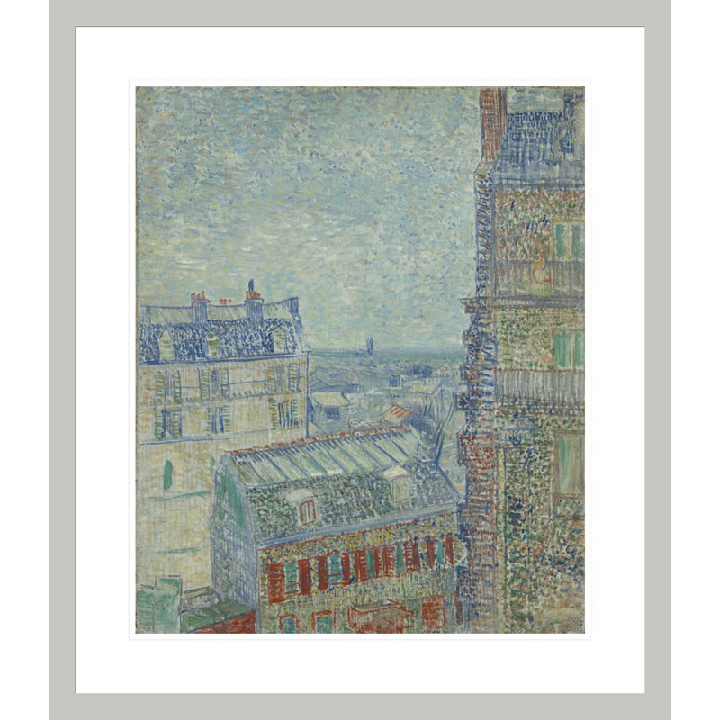 Vue de l'Appartement Theo par Vincent van Gogh, impression giclée encadrée, 27,15 po H x 23,5 po L