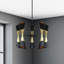 Lustre linéaire spoutnik 10 lumières Luecille