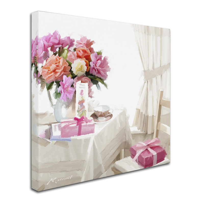 «Birthday Gift» par Armand, reproduction sur toile, H 18 po x l 18 po x P 2 po