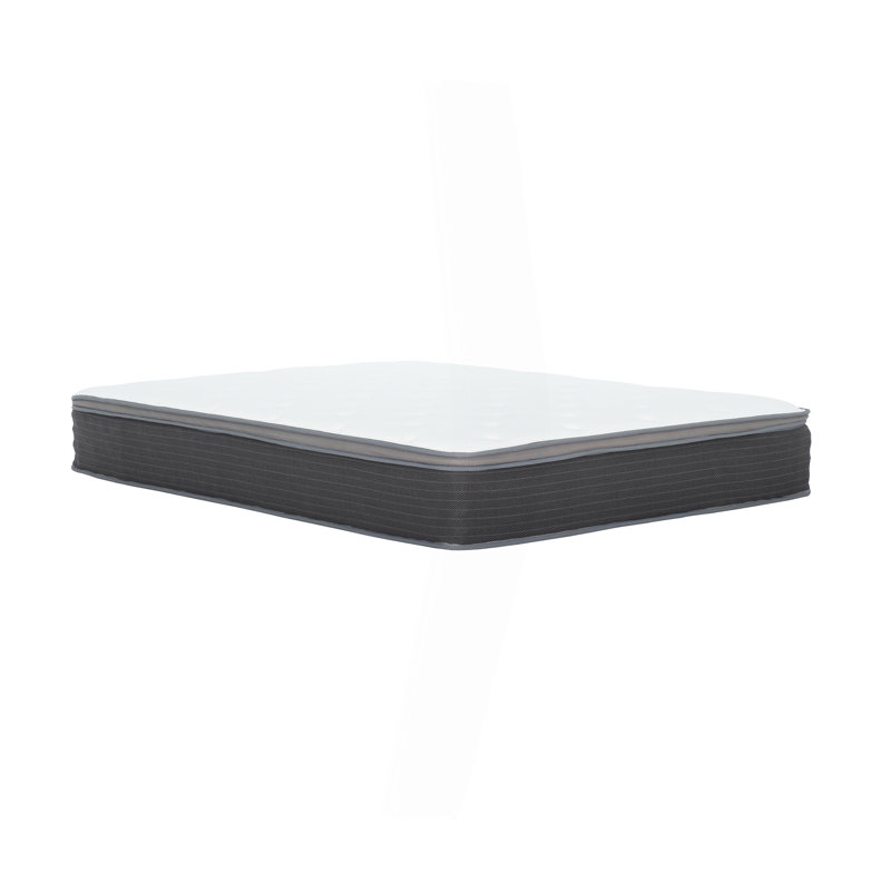Pocket Spring Mattress Bed In A Box, Soft Euro Top Gel Memory Foam Mattress, Twin, 10"