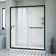 Infinity-Z 60" x 76.75" Rectangle Sliding Shower Enclosure with Base Included